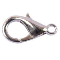 " Zlatka" Замок для бус " карабин" больш. DB- 02/ 5 14 мм 5 шт №02 под никель