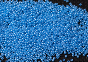 Бисер Чехия круглый 10/0 50г 17936 синий